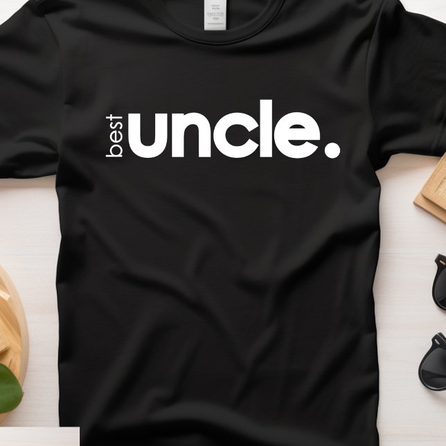 Minimalist Best Uncle Basic Men's T-Shirt (Creator Uploaded)