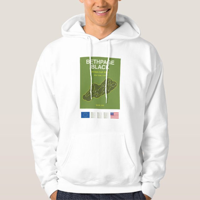 Minimalist Bethpage Black Ryder Cup Line Print Tee (Front)