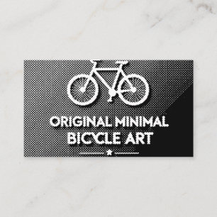 Minimalist Bicycle Art Business Card