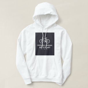 Minimalist Bicycle Art Hoodie