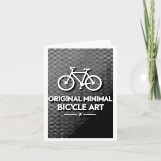 Minimalist Bicycle Art Invitation