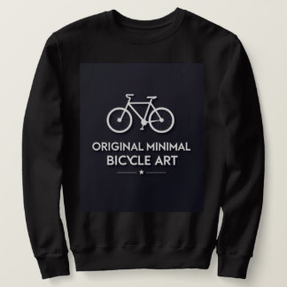 Minimalist Bicycle Art Sweatshirt