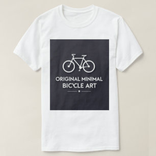 Minimalist Bicycle Art T-Shirt