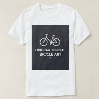 Minimalist Bicycle Art T-Shirt