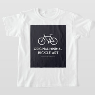 Minimalist Bicycle Art T-Shirt