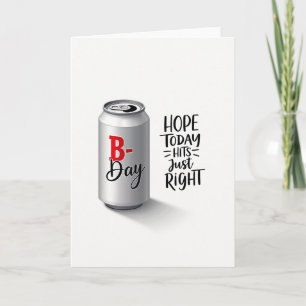 Minimalist Birthday Card
