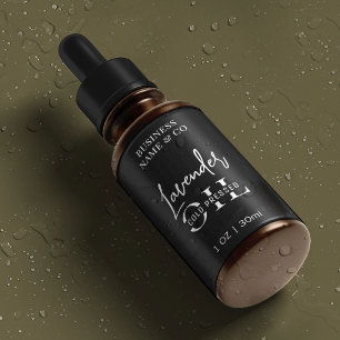 Minimalist Black 1 OZ Skincare Bottle Waterproof