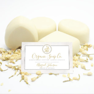 Minimalist Black and Gold Hand-Drawn Artisan Business Card