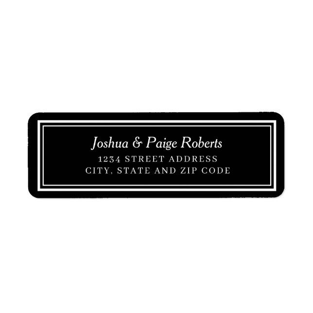 Minimalist Black and White Elegant Custom (Front)