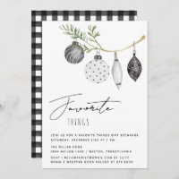 Minimalist Black and White Favourite Things