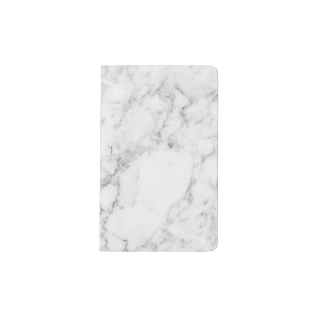 Minimalist Black and White Marble Notebook (Front)