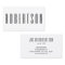 Minimalist black and white modern business card