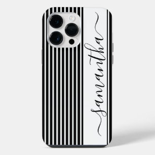 Minimalist Black and White Modern Mate Iphone Case