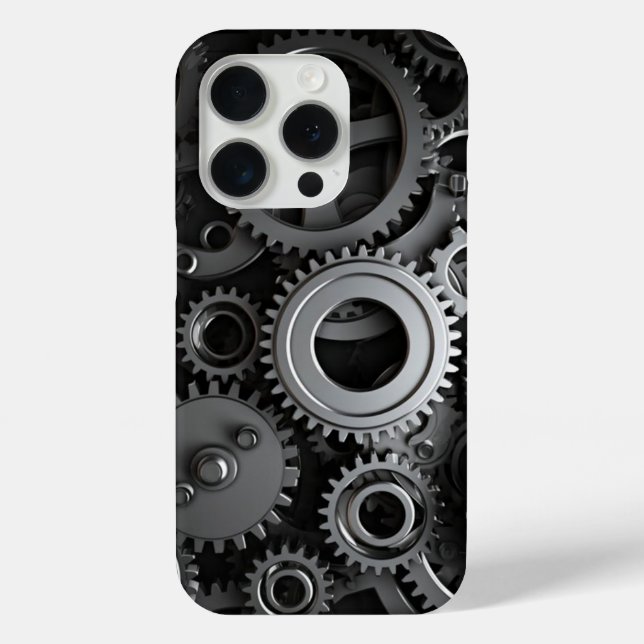 Minimalist Black and White Modern Monogram Case-Ma Case-Mate iPhone Case (Back)