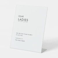 Minimalist Black And White Wedding Bathroom Basket