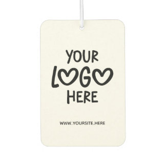 Minimalist Black Business Logo Site Photo Air Freshener