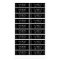 Minimalist Black Candle Jar Thin Vertical Label