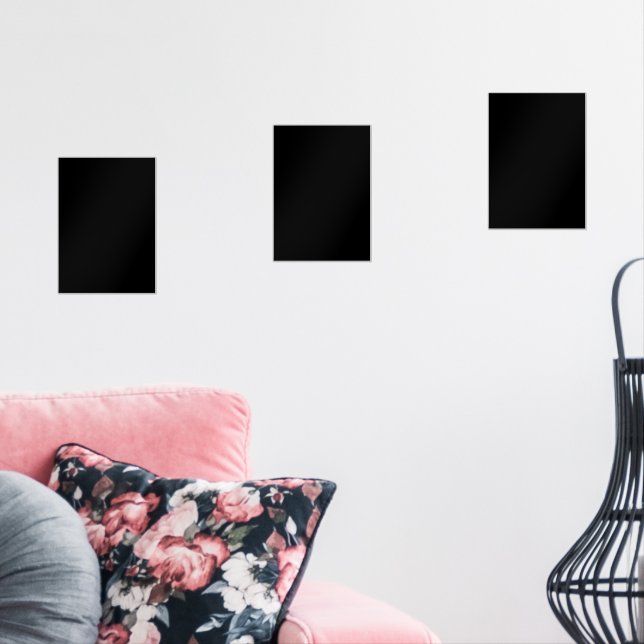 Minimalist Black Cat Silhouette  (Livingroom)