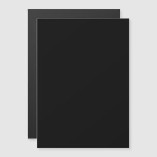 Minimalist Black Cat Silhouette  Magnetic Invitation