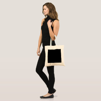 Minimalist Black Cat Silhouette Tote Bag