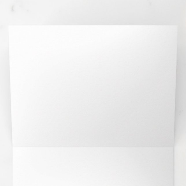 Minimalist Black Cat Silhouette  Tri-Fold Invitation (Inside First)