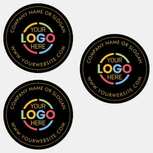 Minimalist Black Gold Business Logo Promotional