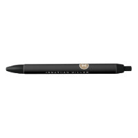 Minimalist Black Gold Classic Monogram