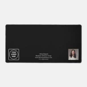 Minimalist Black Logo Business desk mat