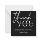 Minimalist Black Logo Business Thank You For Order