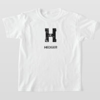 MINIMALIST BLACK ONE LETTER MONOGRAM NAME WHITE