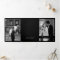 Minimalist black Photo QR Code RSVP wedding