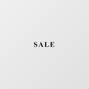 Minimalist Black SALE Business Window Decal