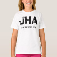 MINIMALIST BLACK THREE LETTER MONOGRAM NAME WHITE