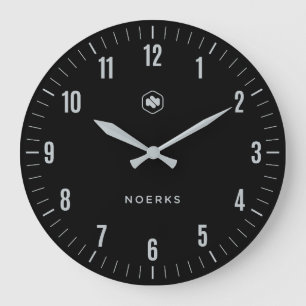 Minimalist Black Wall Clock