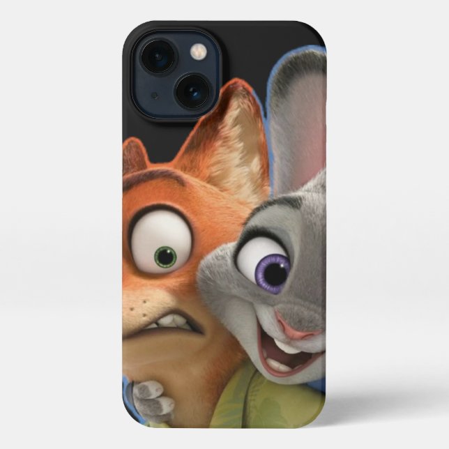 Minimalist Black & White Abstract iPhone 13 iPhone Case (Back)