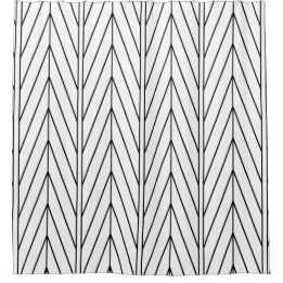 Minimalist Black & White Chevron Design