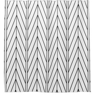 Minimalist Black & White Chevron Design
