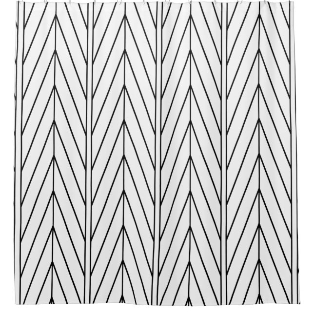 Minimalist Black & White Chevron Design (Front)