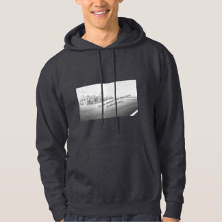 Minimalist Black & White Inspirational Wall Art Hoodie