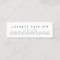 Minimalist Black & White Loyalty Punch Card