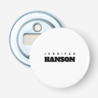 Minimalist Black & White Professional Modern Name