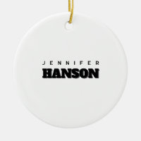 Minimalist Black & White Professional Modern Name