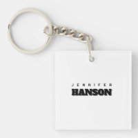 Minimalist Black & White Professional Modern Name