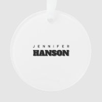Minimalist Black & White Professional Modern Name