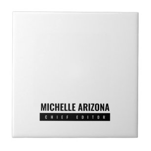 Minimalist Black & White Professional Modern Tile