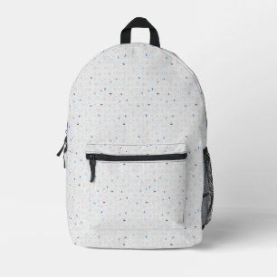 Minimalist Blue Accent Everyday Backpack