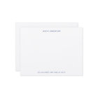 Minimalist Blue and white Personalized Flat