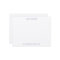 Minimalist Blue and white Personalized Flat