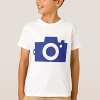 Minimalist Blue Camera