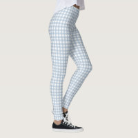 Minimalist Blue Gingham Plaid Pattern